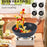 Granite Non-Stick Cookware Set 12Pcs Kitchen Utensils Marble Pattern Frying Pan / Stockpot / Sauce Pan for Home Cooking - Black - 2