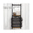 Wall Mounted Towel Rack Bathroom Organizer Iron Towel Bar Shower Storage Shelf for Toiletries / Washcloths / Bath Towels - 3