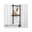 Wall Mounted Towel Rack Bathroom Organizer Iron Towel Bar Shower Storage Shelf for Toiletries / Washcloths / Bath Towels - 6