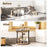 2-Tier Rotating Spice Rack Space Saving Kitchen Seasoning Organizer Metal Frame Storage Shelf - 4