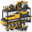 Heavy Duty Power Tool Organizer Wall Mount Storage Rack 3-Tier 7-Slot Tool Holder Shelf, Foldable Version - 1