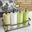 2Pcs Stainless Steel Bathroom Shelf Set Wall Mounted Storage Rack Draining Shelf for Shower Organizer - 3