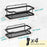 2Pcs Stainless Steel Bathroom Shelf Set Wall Mounted Storage Rack Draining Shelf for Shower Organizer - 6