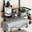 Over Door Towel Rack 6 Tier Iron Bathroom Organizer Wall Mounted Storage Holder for Bath Towels  /  Washcloths - Black - 4