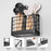 Wall Mounted Kitchen Utensil Drying Rack 2 Compartments Chopstick Holder Organizer No Drill Countertop Cutlery Storage - 4