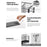 Wall Mounted Kitchen Utensil Drying Rack 2 Compartments Chopstick Holder Organizer No Drill Countertop Cutlery Storage - 6