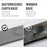Wall Mounted Kitchen Utensil Drying Rack 2 Compartments Chopstick Holder Organizer No Drill Countertop Cutlery Storage - 7