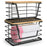 2Pcs Kitchen Sink Organizer Trash Bag Holder Fruit Storage Basket Wall Mounted Cabinet Hanging Shelf - 2