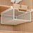 Small Iron Drawer Hanging Basket Multi-Functional Clothes Storage Layered Rack for Home Wardrobe - White - 1