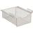 Small Iron Drawer Hanging Basket Multi-Functional Clothes Storage Layered Rack for Home Wardrobe - White - 2
