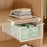 Small Iron Drawer Hanging Basket Multi-Functional Clothes Storage Layered Rack for Home Wardrobe - White - 3