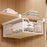 Small Iron Drawer Hanging Basket Multi-Functional Clothes Storage Layered Rack for Home Wardrobe - White - 4