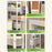 3-Tier Kitchen Gap Storage Rack Pull-Out Baskets with 360° Lockable Wheels for Refrigerator Side Bathroom - White - 4