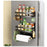 Refrigerator Magnetic Storage Rack 3-Tier Side Organizer Shelf No Drilling Kitchen Fridge Hanging Holder - Black - 6
