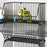 Medium 3-Tier Kitchen Vegetable Fruit Storage Rack Large Capacity Rolling Cart Floor Standing Shelf Basket - 3