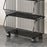 Large 2 Tier Kitchen Vegetable Storage Rack Fruit Organizer Multi-Function Rolling Cart Floor Standing Shelf Basket - 3