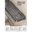 50cm Rotating Kitchen Knife Holder with 2 Utensil Container, Multifunctional Wall-Mounted Corner Storage Rack for Home - Tarnish - 6