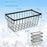 2Pcs Freezer Storage Holder Kitchen Organizer Metal Wire Basket with Handle for Refrigerator - 7