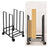 31×26×43.5cm Movable Cardboard Storage Rack 220 LBS Capacity Rolling Paper Box Organizer Shelf for Home Warehouse Garage - Black - 5