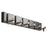 6-Hook Foldable Over Door Hanger No Drilling Space Saving Wall Mounted Coat Rack for Entryway Bathroom - Tarnish - 1