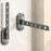 30cm Length 5-Hole Clothes Hanger Suction Cup Wall Mounted Foldable Drying Rack Indoor Laundry Organizer - Tarnish - 2