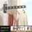 30cm Length 5-Hole Clothes Hanger Suction Cup Wall Mounted Foldable Drying Rack Indoor Laundry Organizer - Tarnish - 4