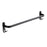 80cm Single Bar Towel Rack Wall Mounted Space Aluminum Bathroom Towel Holder Hanger - Black - 1