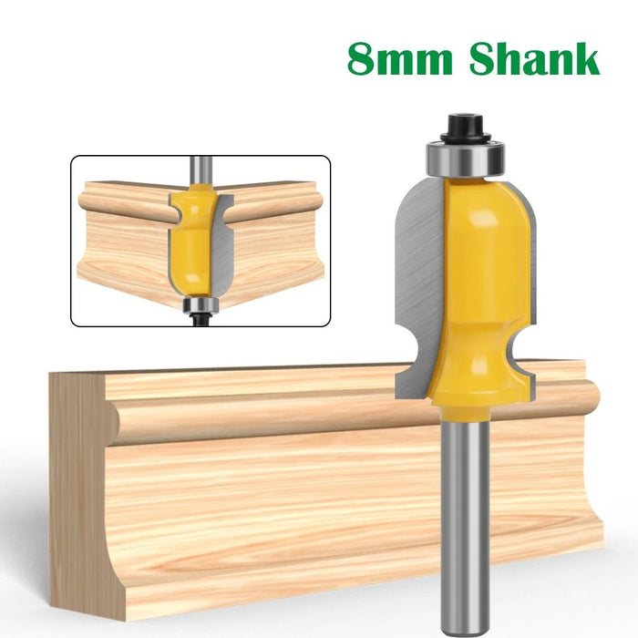 MC02080 8mm Shank Arc Deep Round Woodworking Milling Cutter Line Cutting Knife - 3