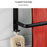 80cm 3-Tiers Towel Bars Wall Mounted Space Aluminum Towel Rail Rack for Bathroom - Black - 7