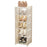 6 Tier Shoe Rack Space Saving Entryway Organizer Stackable Storage Shelf For Hallway Bedroom Closet - White - 1