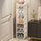 8 Tier Shoe Rack Space Saving Entryway Organizer Stackable Storage Shelf For Hallway Bedroom Closet - White - 1