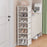 8 Tier Shoe Rack Space Saving Entryway Organizer Stackable Storage Shelf For Hallway Bedroom Closet - White - 3