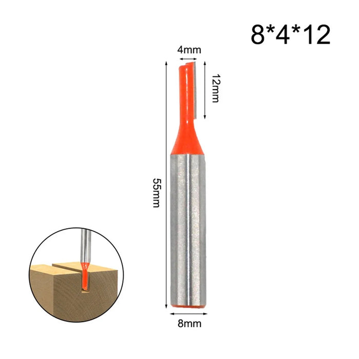 MC02083 3PCS 8mm Shank Woodworking Milling Cutter Knife Trimmer Cutter Set - 6