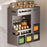 27.5cm 2-Tier Adhesive Wall Mount Spice Organizer with 4 Containers, Kitchen Shelf Seasoning Storage Rack for Home - 1