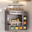 36cm 2-Tier Adhesive Wall Mount Spice Organizer with 6 Containers, Kitchen Shelf Seasoning Storage Rack for Home - 2
