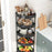 5-Tier Corner Storage Rack Bathroom Kitchen Organizer Shelf with Wheels Triangle Floor Stand Space Saving - White - 7