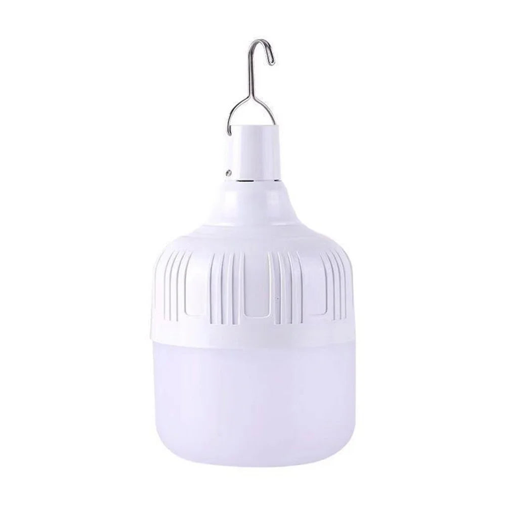 100W 95mm Outdoor Camping Lantern 5 Modes USB Rechargeable Tent Hanging LED Light Bulb - 2