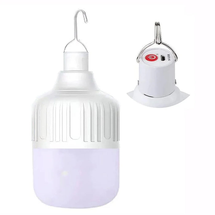 150W 105mm Outdoor Camping Lantern 5 Modes USB Rechargeable Tent Hanging LED Light Bulb - 1