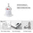 150W 105mm Outdoor Camping Lantern 5 Modes USB Rechargeable Tent Hanging LED Light Bulb - 6