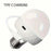 RGB Light Bulb Built-in 3600mAh Battery Remote Control Stepless Dimming LED Mood Light with Detachable E27 Base - 7