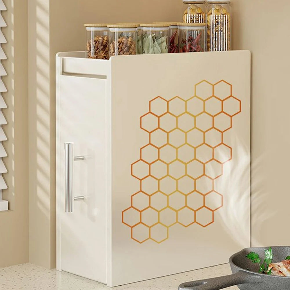 11.5cm Depth 2 Tier Kitchen Countertop Pull-out Spice Rack Carbon Steel Storage Organizer - White - 2