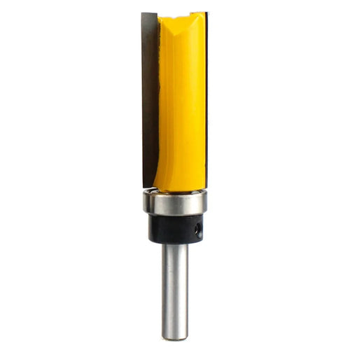 C08-013-081950 8x3 / 4x50.8mm Wood Template Trim Straight End Router Bit Woodworking Flush Trimming Cutter Tool with Bearing - 1