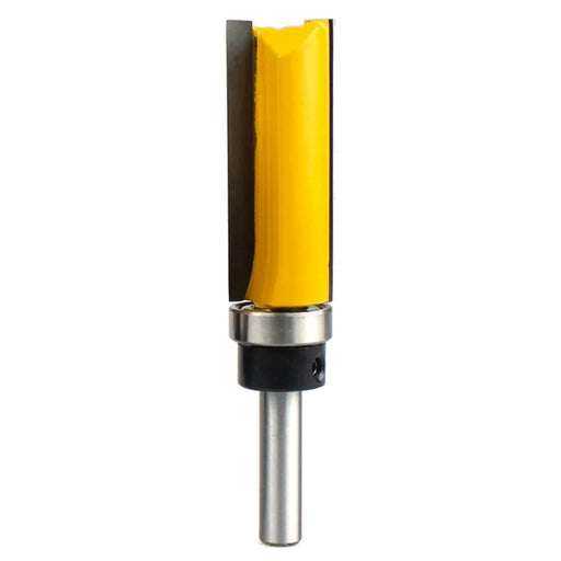 C08-013-081950 8x3 / 4x50.8mm Wood Template Trim Straight End Router Bit Woodworking Flush Trimming Cutter Tool with Bearing - 1