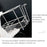 15.03 x 6.2 x 10.2cm 6 Grid Stainless Steel Toothbrush Holder Toothpaste Bathroom Organizer Shelf - Black - 5