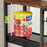 4 Tier Rolling Storage Cart Kitchen Bathroom Carbon Steel Organizer Rack with Wheels, Wood Side + Mesh Side - Black - 2