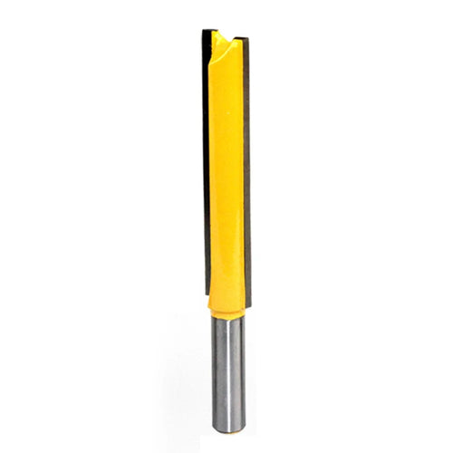 8mmx1 / 2 Inchx63mm Shank for Wood Trimmers, Shark Alloy Cutter Woodworking Straight Plunge Knife - 1