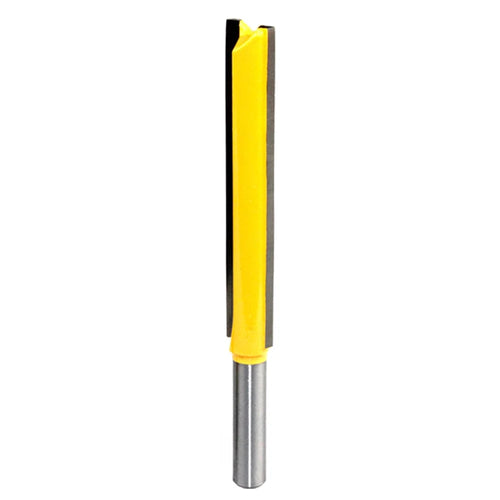 8mmx1 / 2 Inchx76mm Shank for Wood Trimmers, Shark Alloy Cutter Woodworking Straight Plunge Knife - 1