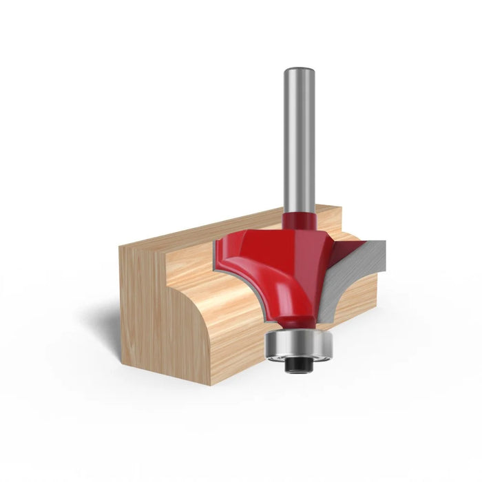 MC01035S32 1 / 4 Inch Shank Round Over Bit 1-1 / 4" Width Milling Cutter Router Bit Woodworking Cutter Tool - 5