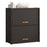 5 Tier 64cm Shoe Rack Stackable Storage Organizer with Flip Lid Magnetic Closure Dustproof Shoe Cabinet - Black - 1