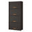 9 Tier 64cm Shoe Rack Stackable Storage Organizer with Flip Lid Magnetic Closure Dustproof Shoe Cabinet - Black - 1